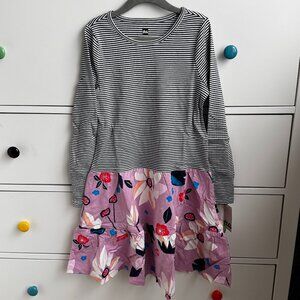 Tea Collection Tiered Skirted Twirl Dress Kimono Floral